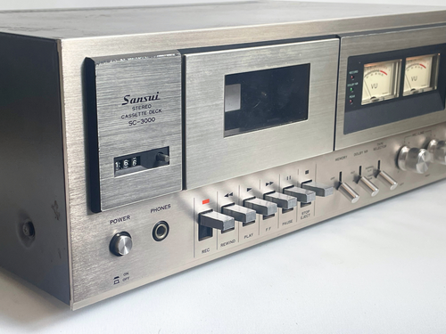 Vintage Sansui SC-3000 Stereo Cassette Deck - High End - Made in Japan - Picture 8 of 15