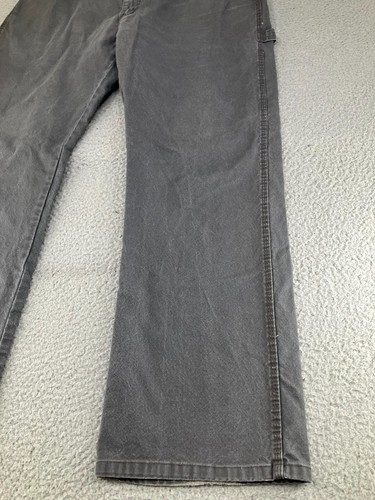Dickies Carpenter Jeans Mens 38x32 Gray Y2K Baggy Denim Skater Grunge Skate - Picture 4 of 22