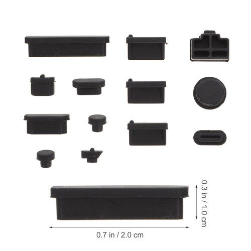 3 Set PC Anti Cover Computer Port Stopper Laptop Anti Plug Laptop Port Plugs - 第 4/12 張圖片