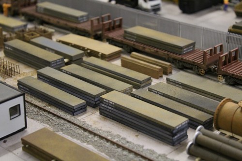BULKSCENE - MODEL STEEL SLABS 90mm x 16mm (x3) OO GAUGE WAGON LOADS 1/76 - NEW - Picture 4 of 10