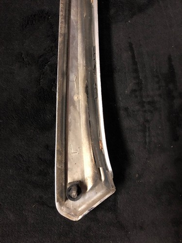 1982-1983 Honda Accord Sedan Left Rear Door Roof Trim Piece Garnish Chrome OEM - Picture 5 of 9