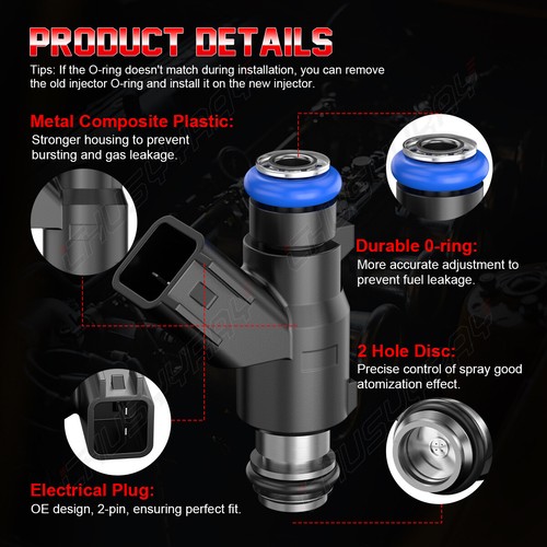 x8  NEW Fuel Injectors for 2010 2011-2014 Chevrolet Suburban 1500 5.3L V8 - Picture 6 of 12