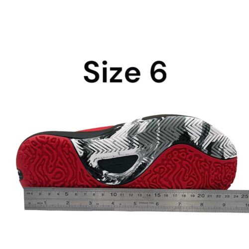 Under Armour Lockdown Youth Boy's Leather Basketball Shoes Size 5Y-6Y Red/Black - Picture 14 of 15