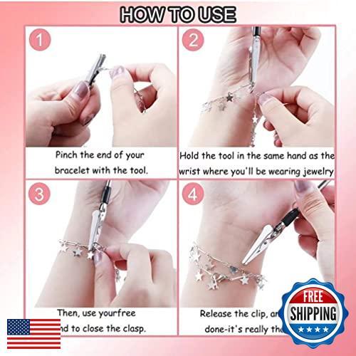 Armband Helfer und Schmuck Verschluss mit Uhr und Reißverschluss Geschenk - Bild 4 von 5