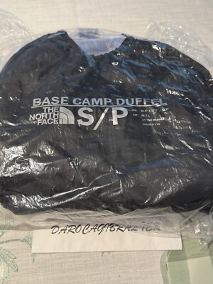 Supreme X The North Face Suede Small Base Camp Duffle Bag BLUE