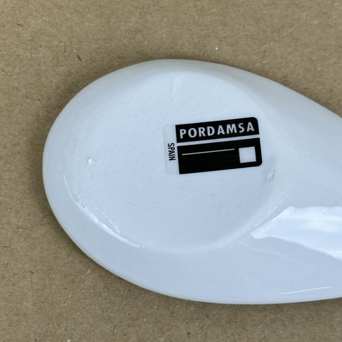 Pordamsa Gota Tasting Spoon Porcelain White Lot Of 6 Spain - Picture 6 of 9