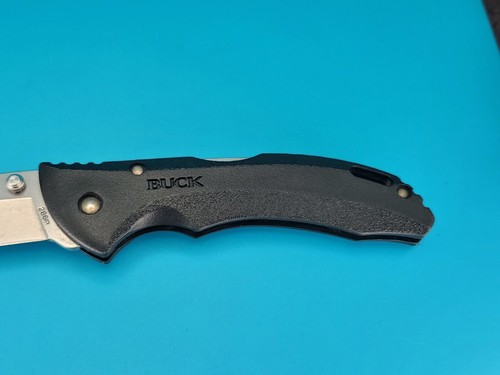 Buck USA 286 Black Handle Lockback Plain Edge Folding Pocket Knife! - Picture 5 of 12