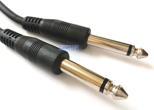 2m GUITAR 6.35mm MONO 1/4" JACK AUDIO PATCH LEAD AMP KEYBOARD 2 METRE CABLE 2m GUITAR 6.35mm MONO 1/4" JACK AUDIO PATCH LEAD AMP KEYBOARD 2 METRE CABLE