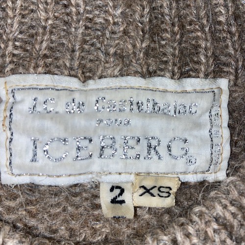 J.C. de Castelbajac RARE VINTAGE Iceberg Alpaca Sweater Size 2 XS 70’s? - Picture 15 of 17