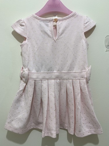 New Baby Girls Designer Ted Baker Pink Spotted Print Summer Dress 0-3m🌸 - Picture 8 of 11
