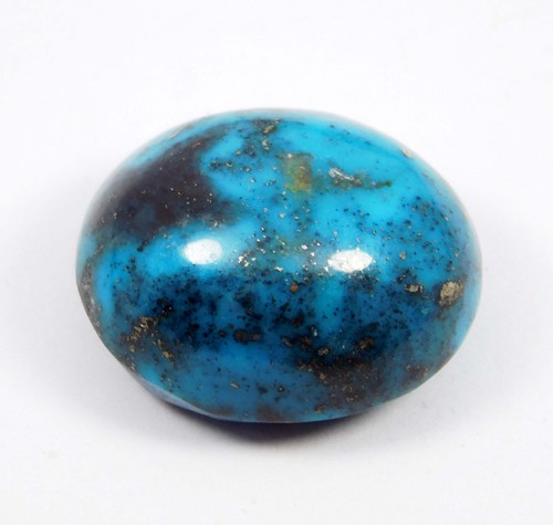 NATURAL 42.60 CT Copper Blue Turquoise Untreated Oval Cabochon Loose Gemstone - Bild 10 von 12