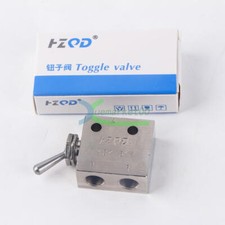 1/8" TAC2-31V Air Pneumatic 2 Position 3 Way ON OFF Switch Knob Toggle Valve #A6