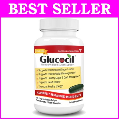 Doctor-Formulated Blood Sugar Support Softgels with Mulberry Leaf - 120 Count