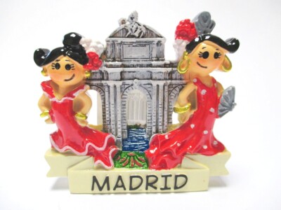 Madrid Puerta Magnet Souvenir Spanien Espana Spain 6,5 cm neu