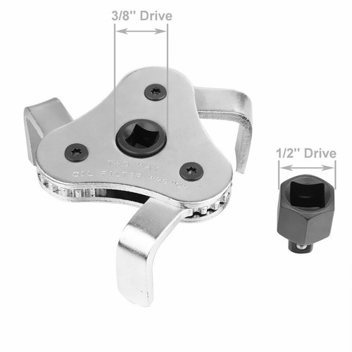 Universal Adjustable Oil Filter Wrench Range 2-1/2 inch from 4 inch 3 Leg Claw - Picture 6 of 19