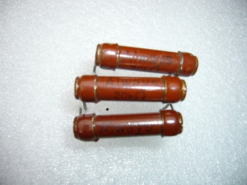 20K Ohm 1Watt Klangfilm Resistor made by Always FREE SHIPPING ! 2x per lot - Afbeelding 3 van 4