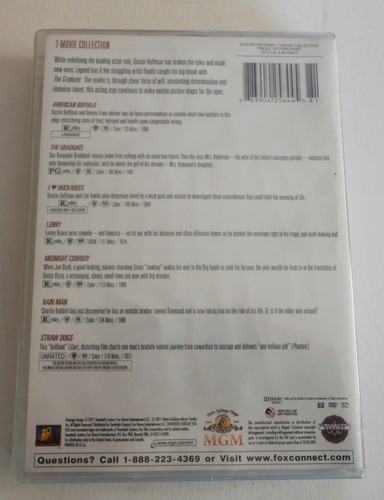 New Dustin Hoffman 7 Movie Collection DVD Box Graduate Straw Dogs 883904258445 - Picture 2 of 3
