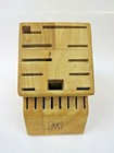 JA Henkels Oak Wood Knife Block 19 Slots Block Only 901