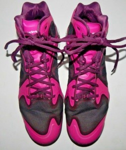 Under-Armour-Anatomix-Micro-G-Mens-Pink-amp-Black-Basketball-Shoes-Size-12