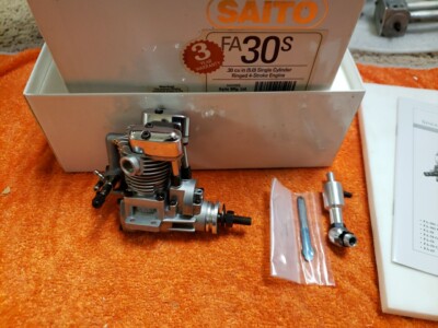 SAITO/FA-45s美品　説明書付き SAITO/FA-45s美品 説明書付き Yahoo!オークション - エンジン