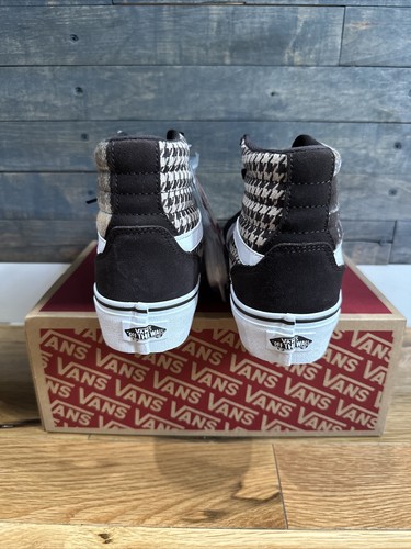Top alto para mujer Vans Filmore marrón a cuadros talla 8 - Imagen 3 de 5