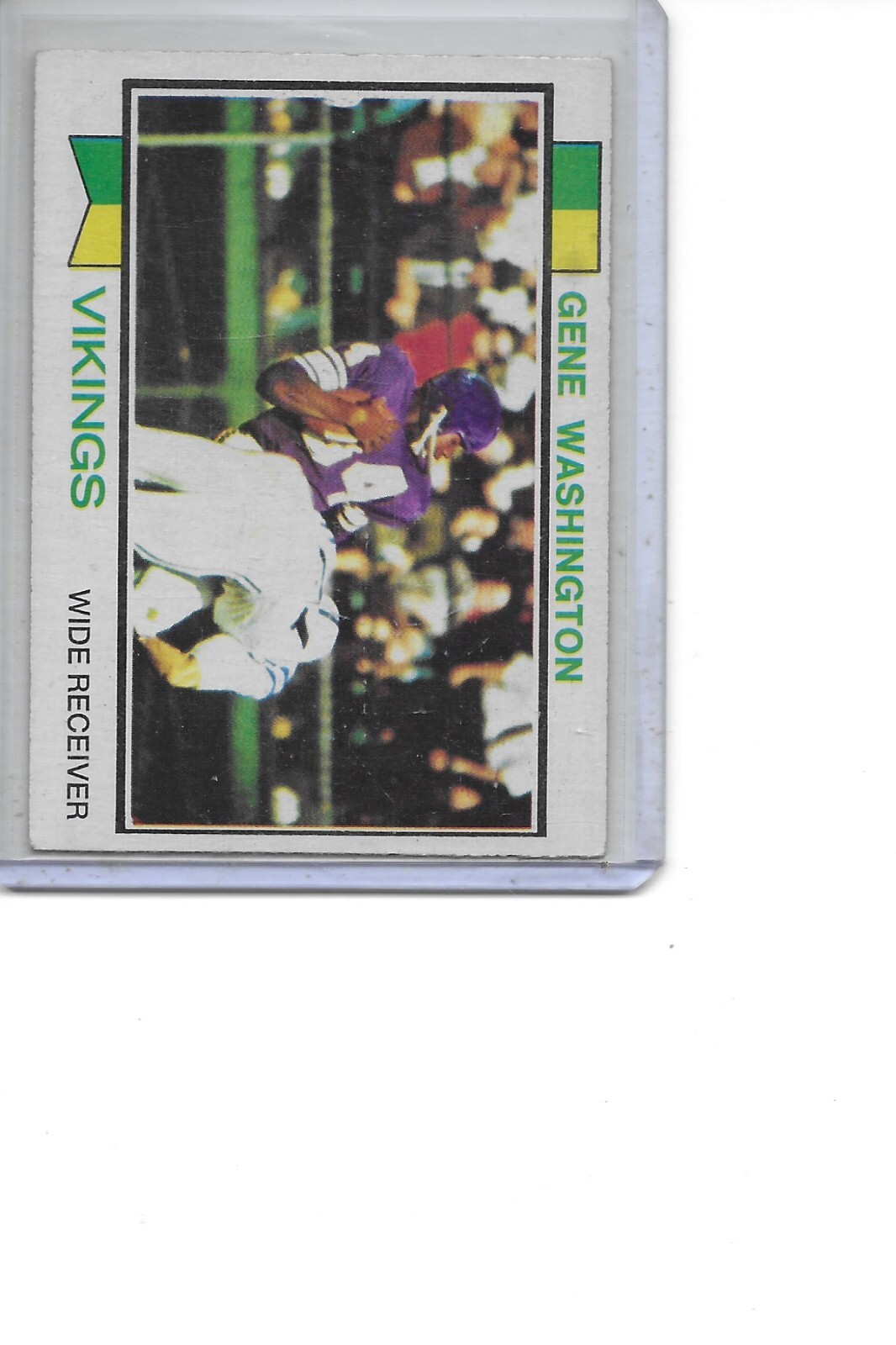 1973 Topps Gene Washington Minnesota Vikings Football Card #359