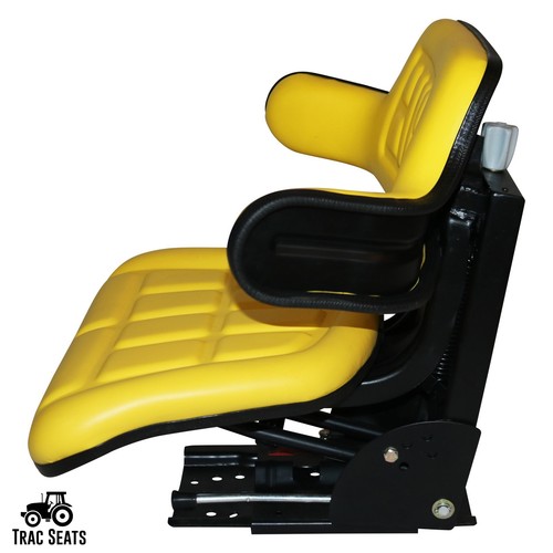 Yellow Trac Seats Tractor Suspension Seat Fits John Deere 2040 2040S 2120 2130 - Imagen 2 de 10