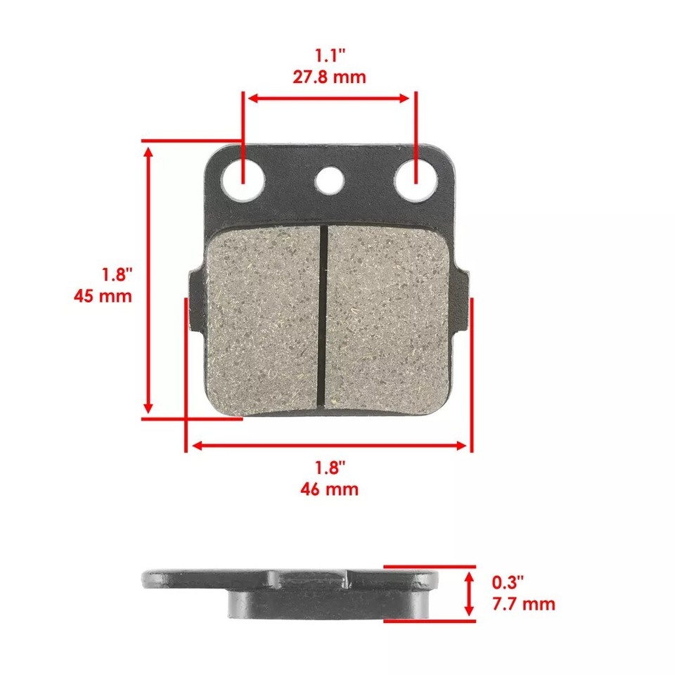 Brake Pads for Kawasaki KFX450R KFX 450 R 20082014 Front Rear Brakes