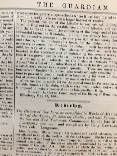Hawaii English Mission Honolulu 1864 William Wilberforce - Picture 4 of 14