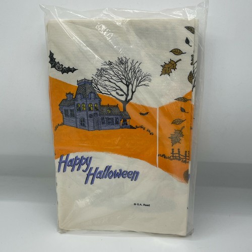 De colección Nuevo C.A. Cubierta de mesa de Halloween de papel caña 52" x 96" aterrador espeluznante - Imagen 6 de 8