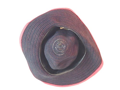 Vintage Llama Felt Black Wool Hat Salem Witch Winter Sun Cap Gothic Bohemian 7 - Picture 9 of 12