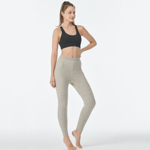 Mujer Tejido Lana Cachemira Ropa Interior Térmica Leggings Cálidos Largos Pantalones Johns - Imagen 17 de 18