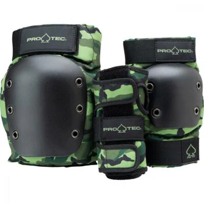 Pro-Tec Street Gear Junior 3er-Pack Pad Set Camouflage YM Jugend Medium