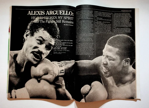 1984 January KO Knockout Boxing Magazine Ray Mancini Milton McCrory Arguello - 画像5/6