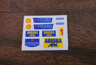 Aurora AFX G-Plus F 5000 Citizen Watch Reproduction Stickers