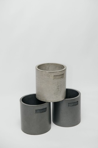 Modern Concrete Vase – Minimalist Handmade Cylinder Planter – Industrial Home De - Picture 14 of 16