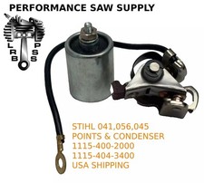 POINTS & CONDENSER FITS STIHL 041 056, 041, 045, 1115-400-2000, 1115-404-3400