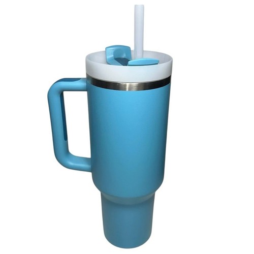 2025 Stanley Cup 40oz Gift Quencher H2.0 Stanley Tumbler - Azure - BLUE - Picture 3 of 5