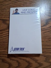 Star Trek Spock memo pad "Live Long and Prosper"