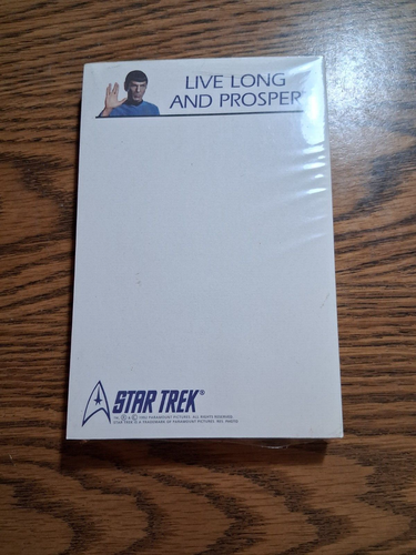 Star Trek Spock Notizblock "Live Long and Prosper" - Bild 1 von 2