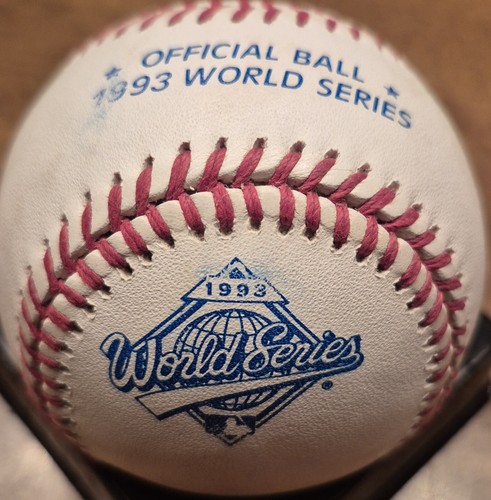 Darren Daulton Firmado Serie Mundial 1993 Béisbol Murió 2017 - Imagen 2 de 2