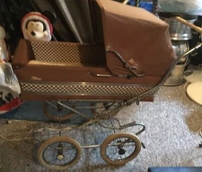 Vintage Perego Stroller Brown