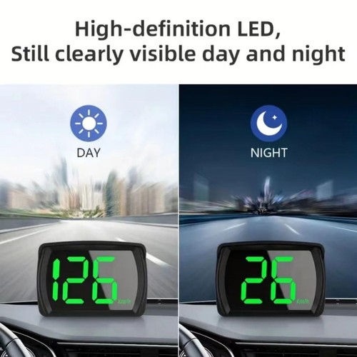 GPS HUD Speedometer Head-Up Display, Digital Speed Meter with MPH, Large LED ... - Picture 3 of 8