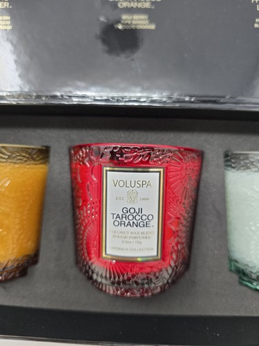 Voluspa Pedestal Candle Gift Set, 4 Candles, 2.5 oz Each - New in Open Box - Picture 9 of 11
