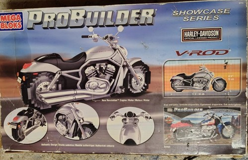 Mega Bloks ProBuilder Harley Davidson Motor Cycles 780 Piece Show V-Rod 9773 New - Picture 2 of 2