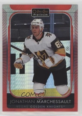 2021-22 O-Pee-Chee Platinum Red Prism 125/199 Jonathan Marchessault #185 05ql