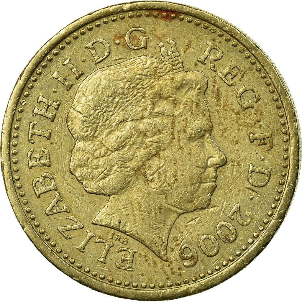 United Kingdom | 1 Pound Coin | Egyptian Arch Bridge | Km