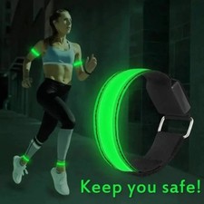 Led Armbands Cycling Running Night Lights Reflec for Runners Arm Safety High