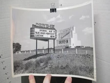 Falls City Theater Equip photo 1950 RIVERVIEW drive in movie Carrolton KY SIGN