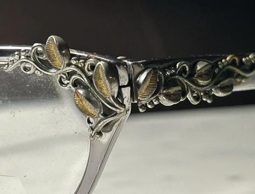 Tura Inc Brille Vintage Brille 3D Floral Blumen Aluminium Gestell Silber MCM - Bild 2 von 12